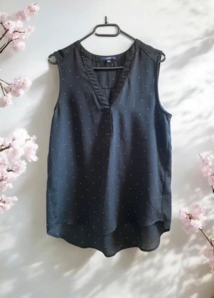 🎀Debardeur femme Kiabi noir à pois blanc taille M🎀, marca: Kiabi, estado: Muy bueno, tamaño: M / 38 / 10, 7,00 €, 8,05 € Protección al comprador incluida