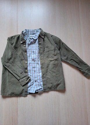 Ensemble chemise + veste en velours 6 ans, merk: C.F.K. Country For Kids, staat: Heel goed, maat: 6 jaar / 116 cm, € 2,50, € 3,33 inclusief Kopersbescherming