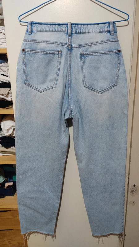 Jeans rotos straight wide leg 2