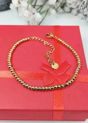 Bracelet acier inoxydable doré #8, marca: Boutique Île de Beauté, estado: Novo sem etiquetas, €2.95, €3.80 inclui Proteção do Comprador Pro