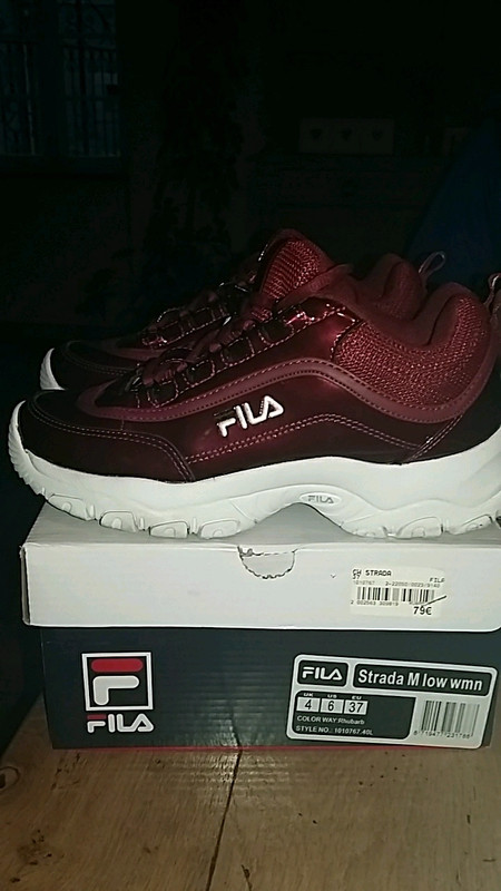 Basket fila cheap bordeaux