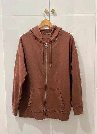 Oversized Brown Zip-Up Hoodie, brand: TU, condition: Good, size: M / UK 12-14, £2.80, £3.64 includes Buyer Protection
