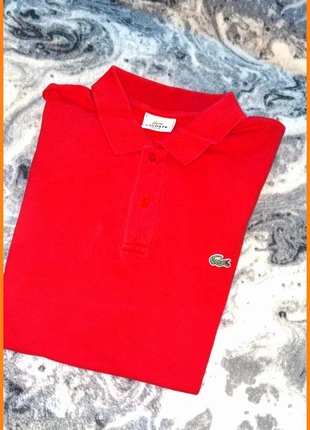 🐊 Polo Lacoste Slim Fit Rouge – Authentique & Intemporel – Excellent État 🔥, brand: Lacoste, condition: Good, size: L, €25.00, €26.95 includes Buyer Protection