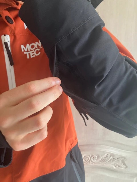 Mon Tec Veste de ski et snowboard orange 3