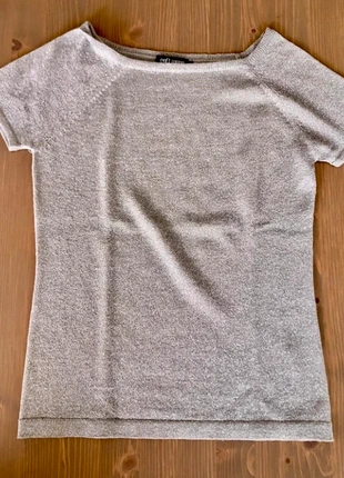 Top gris/plateado, marque: softwear, état: Neuf sans étiquette, taille: M / 38 / 10, 5,00 €, 5,95 € Protection acheteurs incluse