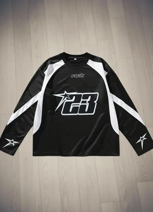 Streetwear Maillot Noir & Blanc, style course "rich 23", brand: Vintage Dressing, condition: Very good, size: M, €35.00, €37.45 includes Buyer Protection