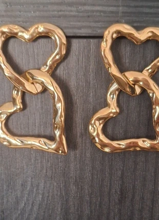 My jewellery gouden vintage hart oorbellen, merk: My Jewellery, staat: Nieuw zonder prijskaartje, € 8,00, € 9,10 inclusief Kopersbescherming