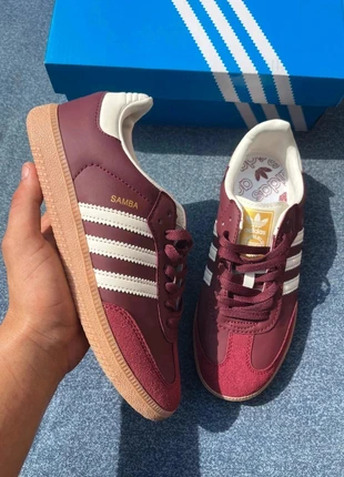 Adidas Samba OG – Bordeaux / Bordeaux / Maroon – EU 38, marque: adidas, état: Neuf avec étiquette, taille: 38, 55,00 €, 58,45 € Protection acheteurs incluse
