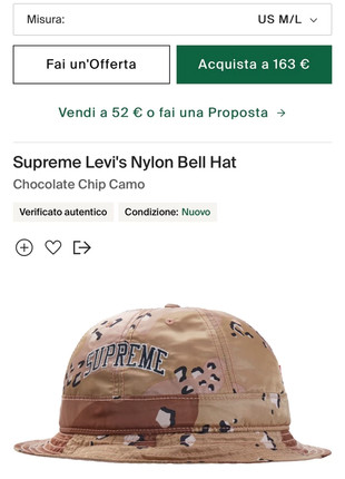 Supreme Levi's Nylon Bell Hat | Vinted