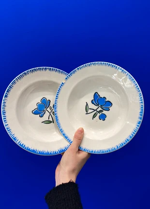 Assiettes creuses Badonviller, marque: Badonviller, état: Bon état, 9,00 €, 10,15 € Protection acheteurs incluse