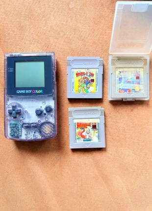Game Boy Color + 3 games, marque: Nintendo, état: Très bon état, 120,00 €, 126,70 € Protection acheteurs incluse