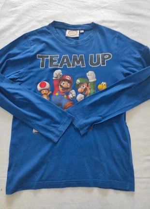 T-shirt manches longues Mario, brand: Nintendo, condizioni: Ottime, taglia: 10 anni / 140 cm, €2.99, €3.84 include la Protezione acquisti