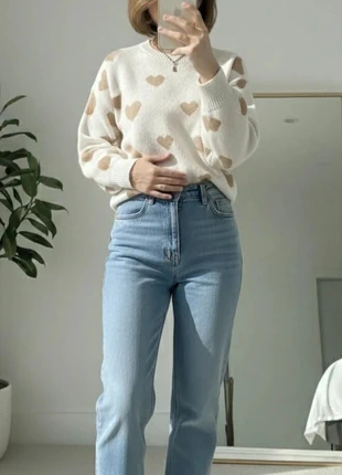 Pull Manches Longues Motif Coeur Taille M, brand: Coup de Coeur, condition: Very good, size: M / 38 / 10, €39.00, €41.65 includes Buyer Protection