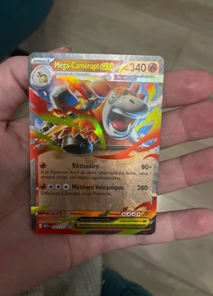 Carte Pokémon mega camerupt ex 22/132 Mega Evolution, brand: Pokémon, condition: Very good, €3.00, €3.85 includes Buyer Protection