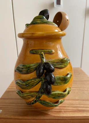 Vintage. Pot à olives Vieux Vallauris en barbotine, marke: Vallauris, zustand: Sehr gut, 15,90 €, 17,40 € inklusive Vinted-Käuferschutz