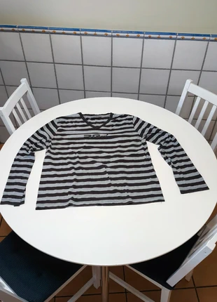 RG512 Striped Long-Sleeve Tee – Size XL – Streetwear Graphic Style, brand: RG512, condizioni: Ottime, taglia: XL, €6.50, €7.53 include la Protezione acquisti