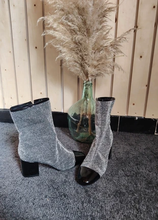 Boots femme gris argenté pailleté pointure 37, brand: Exé, condition: Very good, size: 37, €17.90, €19.50 includes Buyer Protection