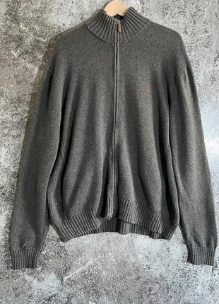 Pull coton gris full zip homme Ralph Lauren taille XL Jersey hombre Maglione uomo Pullover Herren, marque: Ralph Lauren, état: Très bon état, taille: XL, 55,00 €, 58,45 € Protection acheteurs incluse