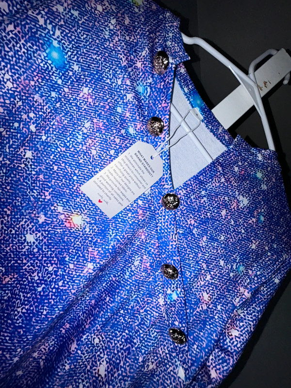 Galaxy print Shirt (S) 2