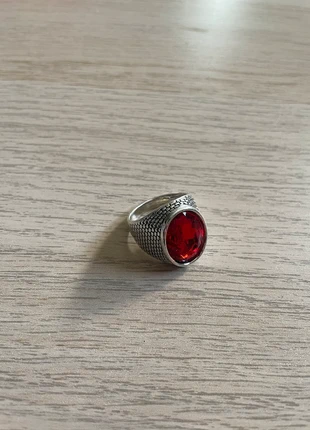 Bague argent pierre rouge, brand: Argent, condition: New without tags, size: 19.4 mm Ø, €6.00, €7.00 includes Buyer Protection