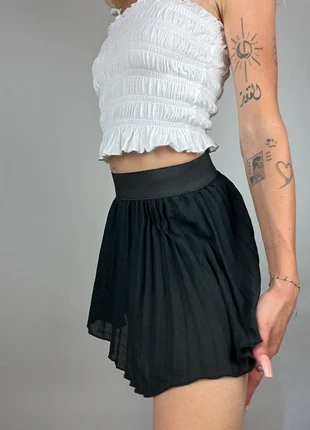 mini jupe patineuse mesh transparent y2k shirt vintage noir, marca: Vintage Dressing, estado: Muy bueno, tamaño: M / 38 / 10, 14,00 €, 15,40 € Protección al comprador incluida