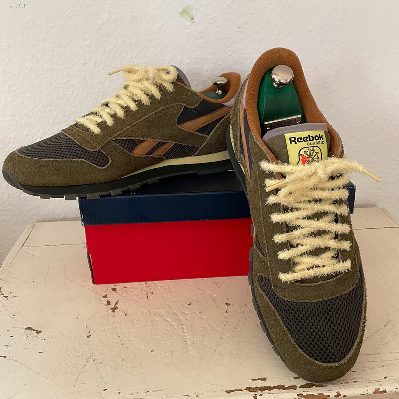 Reebok x Braindead Classic Leather 45 Leder Suede Sneaker Brain dead