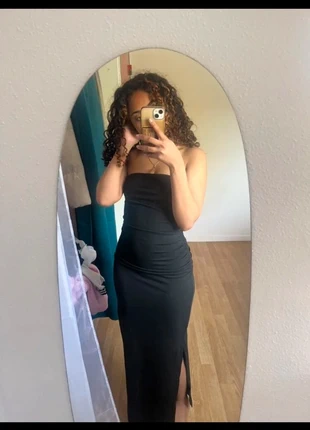 robe bustier noir, merk: Shein, staat: Heel goed, maat: XS / 34 / 6, € 13,00, € 14,35 inclusief Kopersbescherming