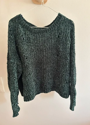 Oversize Pullover grün, marke: H&M, zustand: Sehr gut, größe: L / 40 / 12, 4,00 €, 4,90 € inklusive Vinted-Käuferschutz