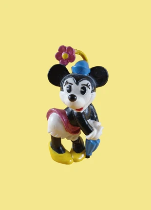 Figurine Vintage Disney Mickey Minnie avec parapluie Bully 6 cm , brand: Bully, condition: Good, size: One size, €7.99, €9.09 includes Buyer Protection Pro