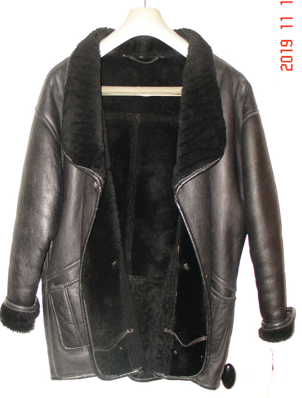 Veste Homme Cuir noir