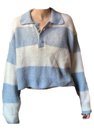 Pull d'hiver Stradivarius (bleu), XS / 34 / 6, marque: Stradivarius, état: Bon état, taille: XS / 34 / 6, 3,00 €, 3,85 € Protection acheteurs incluse