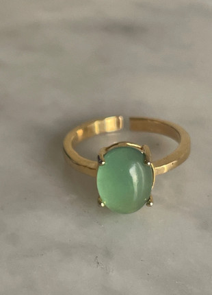 Bague fantaisie agate verte ajustable, marca: Fait Main, estado: Muito bom, tamanho: Ajustável, €12.00, €13.30 inclui Proteção do Comprador
