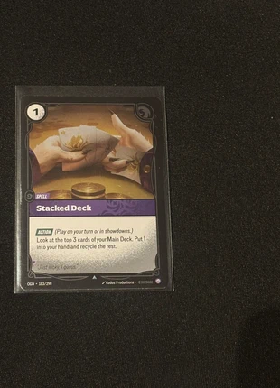 Stacked deck riftbound origins, brand: League of Legends, condition: Like new, €3.00, €3.85 includes Buyer Protection