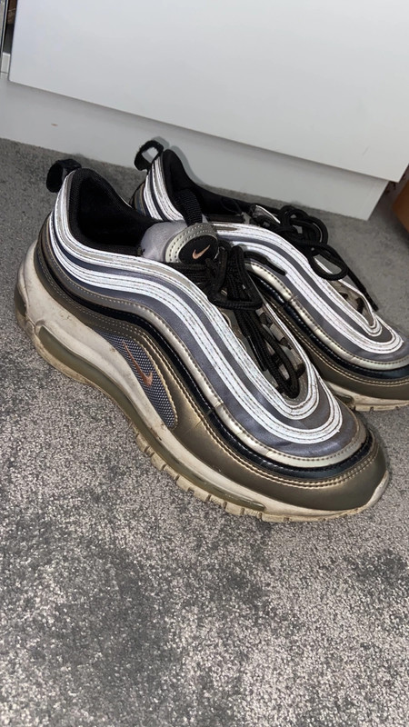 Nike 95 air max black gold and silver trainers. Rare. Size UK 6. In good condition Vinted