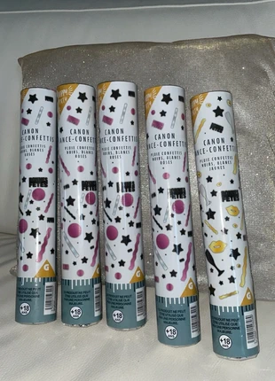 Lot de 5 Canons à Confettis - Ambiance Fête ! 🎉, staat: Nieuw zonder prijskaartje, € 9,00, € 10,15 inclusief Kopersbescherming