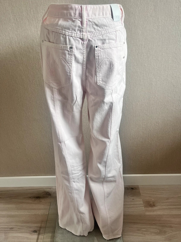 New dames jeans spijkerbroek licht roze maat 27 M merk MET M6 Raquel FA 4
