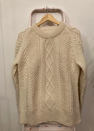 Authentic Irish Fishermen's Wool Pullover, marque: Handmade in Ireland, état: Très bon état, taille: M / 38 / 10, 60,00 €, 63,70 € Protection acheteurs incluse