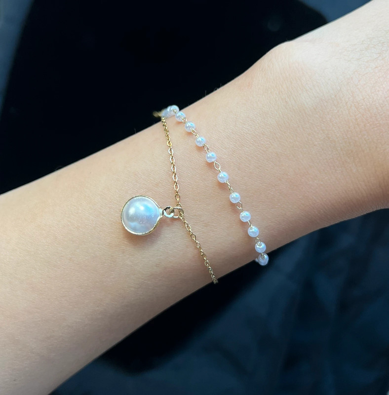 Gold Pearl Bracelet 3