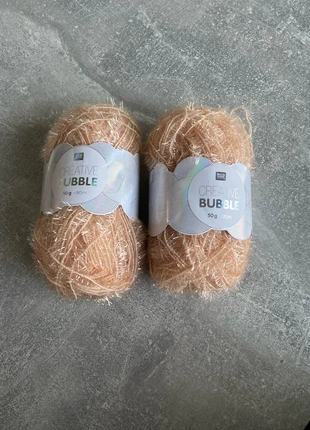 Lot 2 pelotes de laine bubble, brand: Rico Design, condition: Very good, €3.50, €4.38 includes Buyer Protection