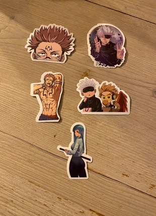 Jujutsu Kaisen stickers, merk: Jujutsu Kaisen, staat: Nieuw zonder prijskaartje, maat: Universeel, € 1,00, € 1,75 inclusief Kopersbescherming