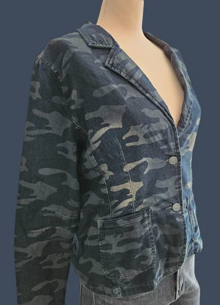 Geisha denim jasje zomer, été, verano – L – jasje, jacket, chaqueta – dames, femme, mujer, merk: Geisha, staat: Heel goed, maat: L / 40 / 12, € 6,95, € 8,00 inclusief Kopersbescherming Pro