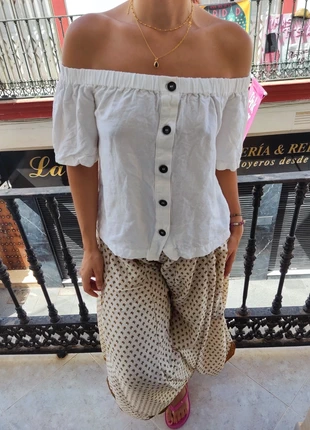 Camisa blanca H&M, marque: H&M, état: Neuf sans étiquette, taille: S / 36 / 8, 1,50 €, 2,28 € Protection acheteurs incluse