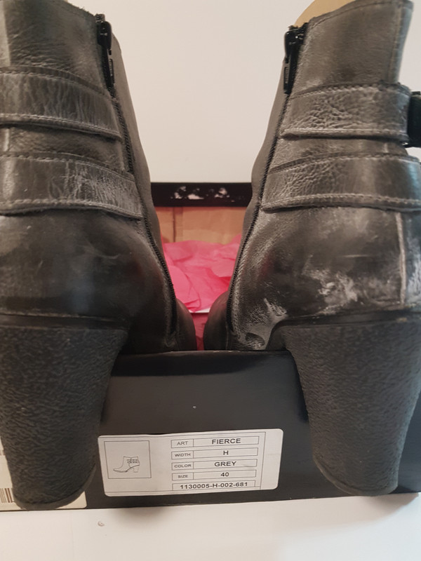 Bottines grises talon plateforme Castaluna Vinted