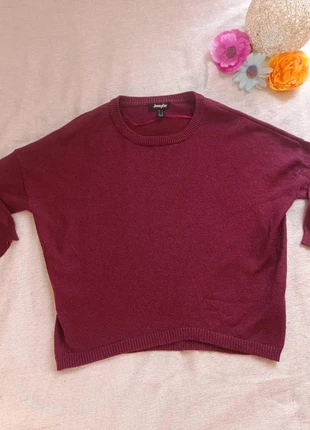 Pull bordeaux Jennyfer M, marke: Jennyfer, zustand: Sehr gut, größe: M / 38 / 10, 1,90 €, 2,70 € inklusive Vinted-Käuferschutz