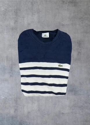 |Pull Col Rond Lacoste #L149 | Marine - Blanc | S |, marque: Lacoste, état: Très bon état, taille: S, 11,00 €, 12,25 € Protection acheteurs (Pro) incluse