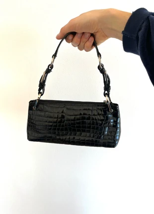 Sac à main noir en cuir, marca: AVC by Adriana campanile, estado: Muito bom, €16.00, €17.50 inclui Proteção do Comprador