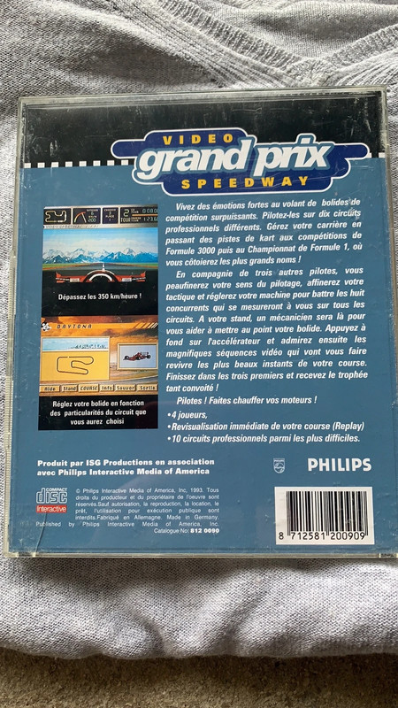 Jeux Philips cdi video speedway 3