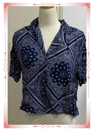 Tee shirt Cache Cache Tunique manches courtes imprimé bleu Taille M, brand: Cache Cache, condition: Very good, size: M / 38 / 10, €4.90, €5.85 includes Buyer Protection