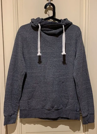 Sweat à capuche gris chiné, marke: H&M, zustand: Sehr gut, größe: M, 9,00 €, 10,15 € inklusive Vinted-Käuferschutz