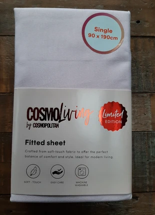 Cosmo Living Pink Fitted Sheet, brand: Cosmo, condition: New with tags, size: Single, £7.00, £8.05 includes Buyer Protection
